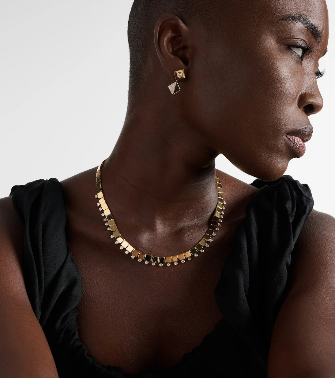Ileana Makri - 18kt gold necklace with diamonds