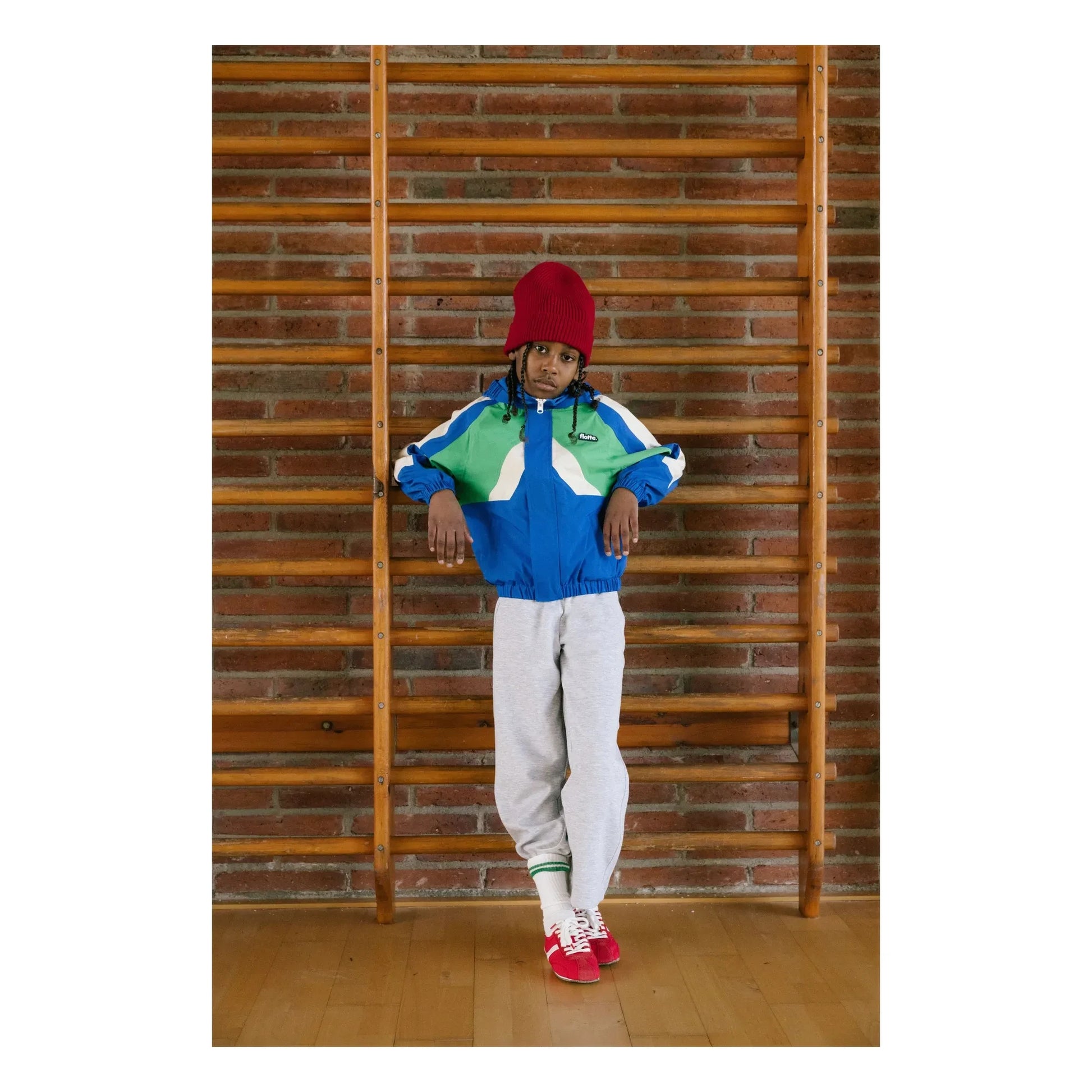 Flotte - Abbessito waterproof bomber Recycled fibers | Blue