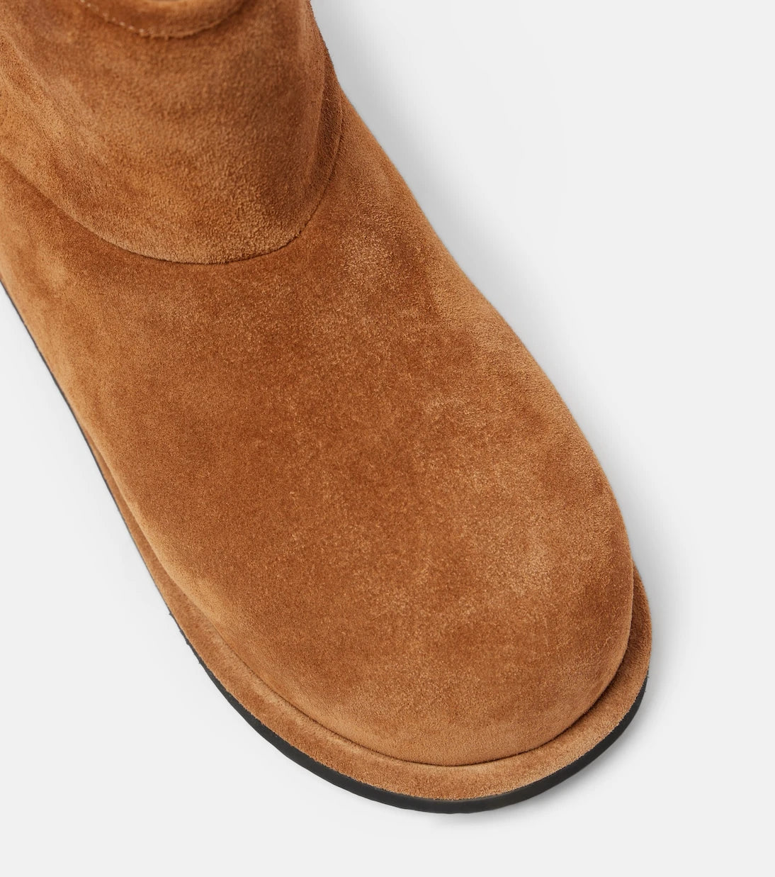 Amina Muaddi - Heidi shearling-lined suede ankle boots