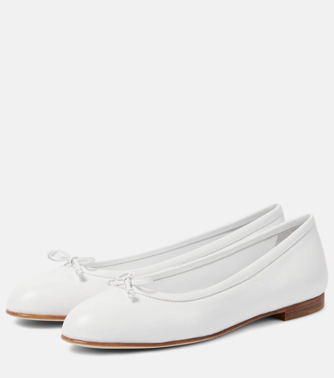 Manolo Blahnik - Verallii leather ballet flats