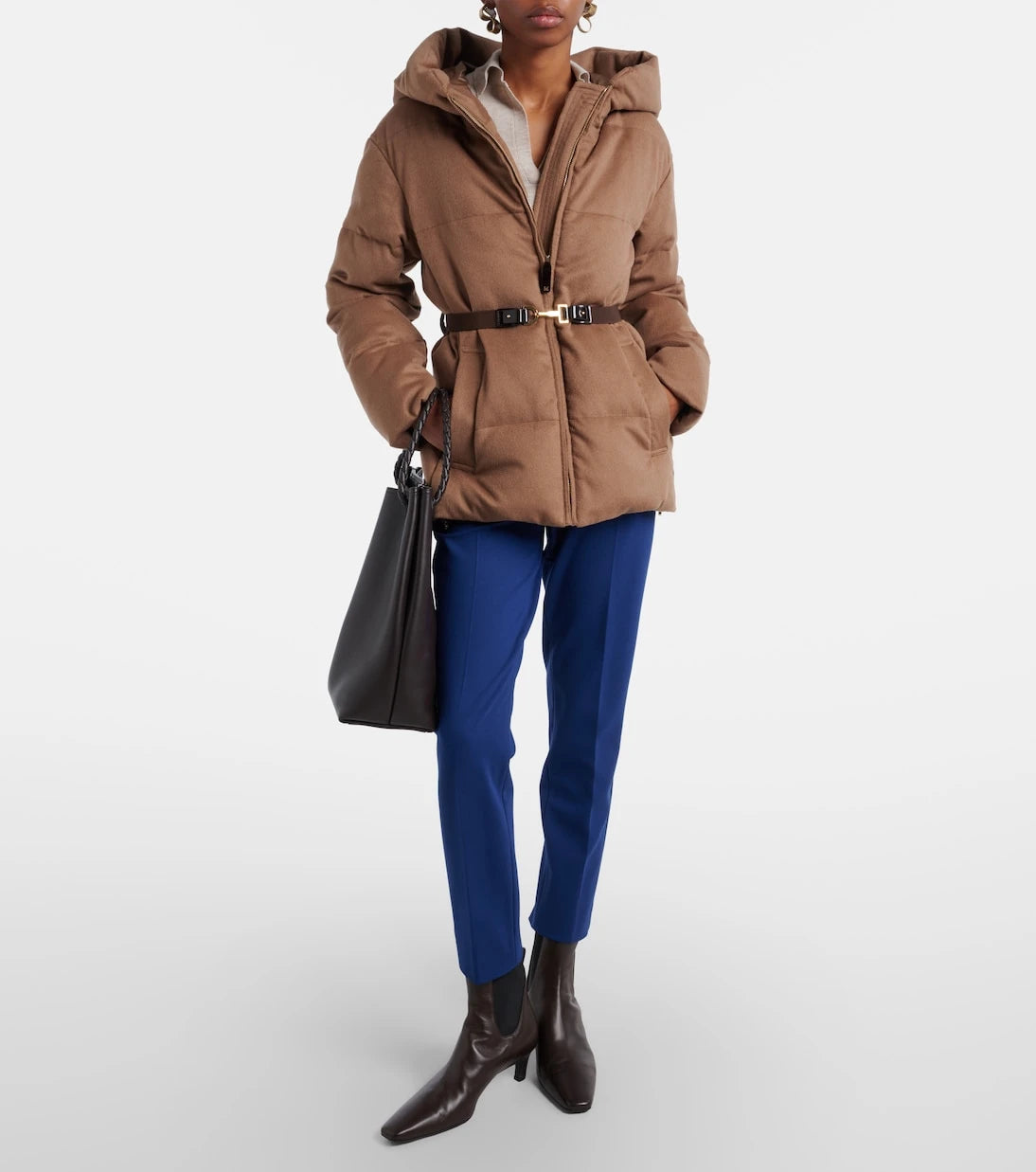 Max Mara - جاكيت بافر The Cube Corona من وبر الجمل