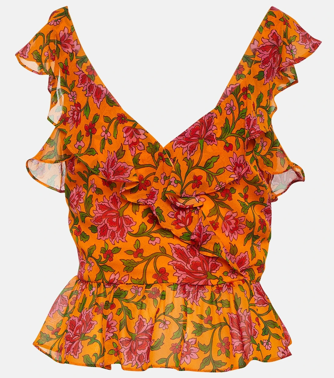 Veronica Beard - Floral silk top