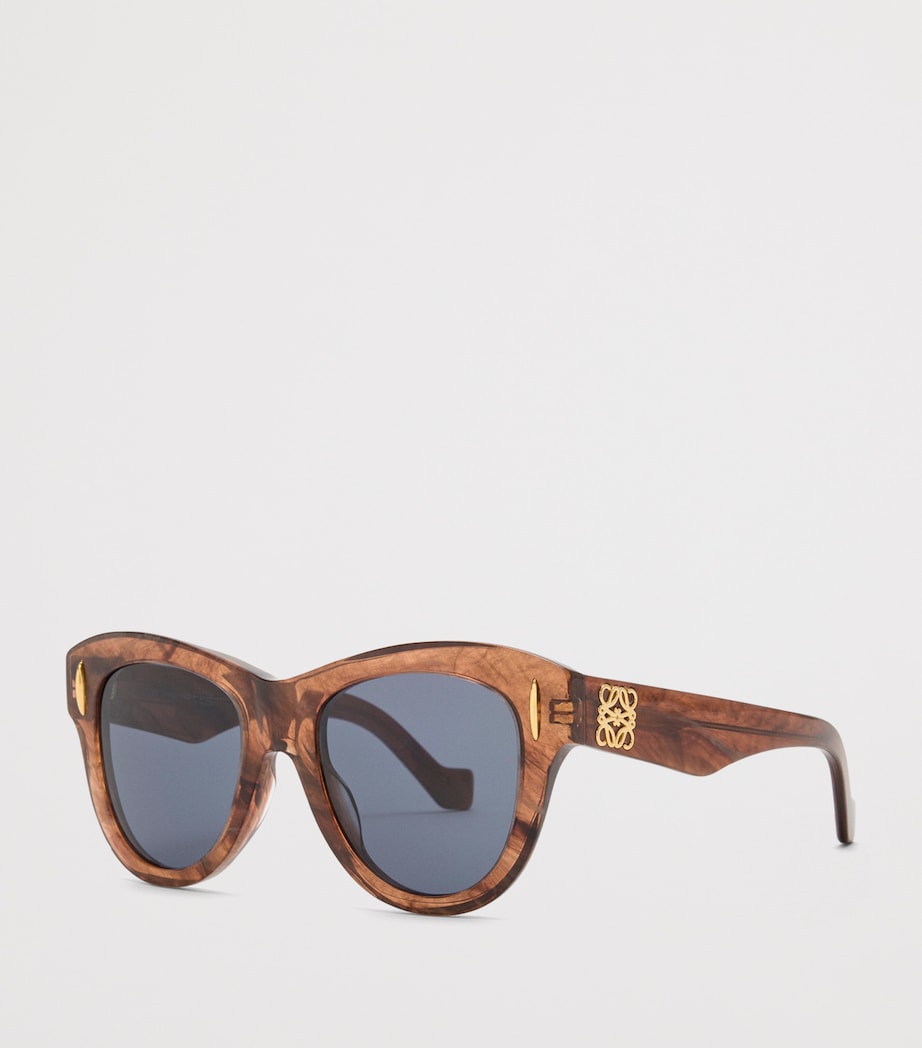 Brown Vintage Screen Sunglasses
