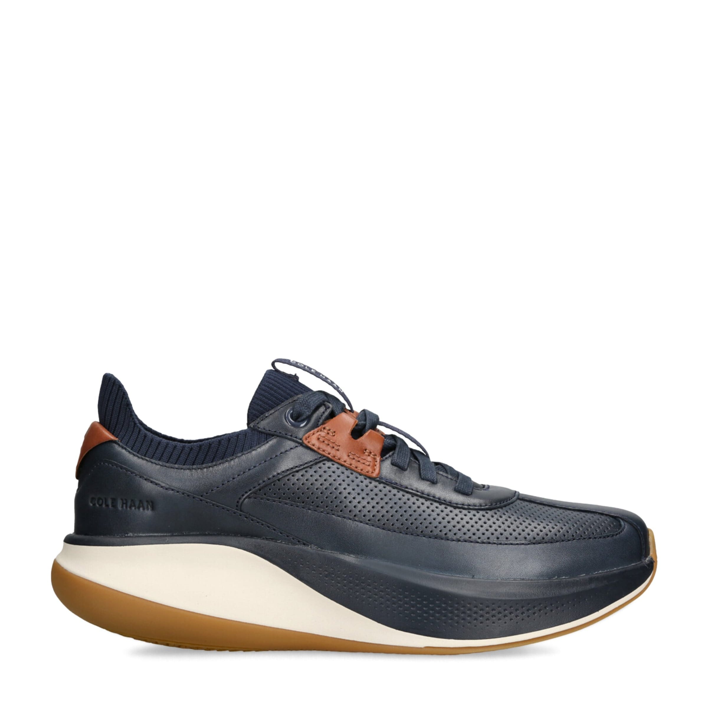 Leather GrandPrø All-Day Runner Sneakers NAVY