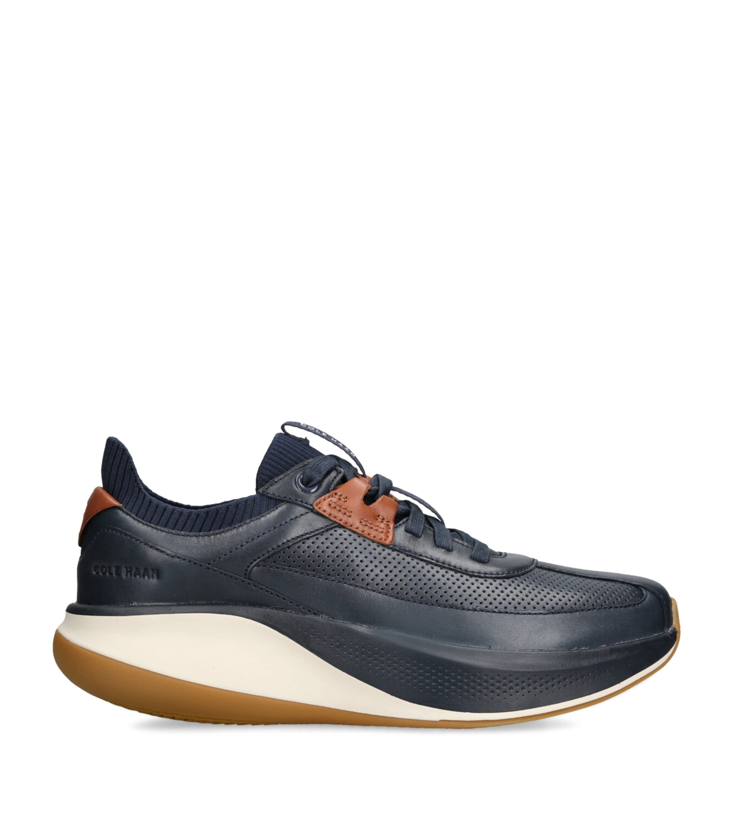 Leather GrandPrø All-Day Runner Sneakers NAVY