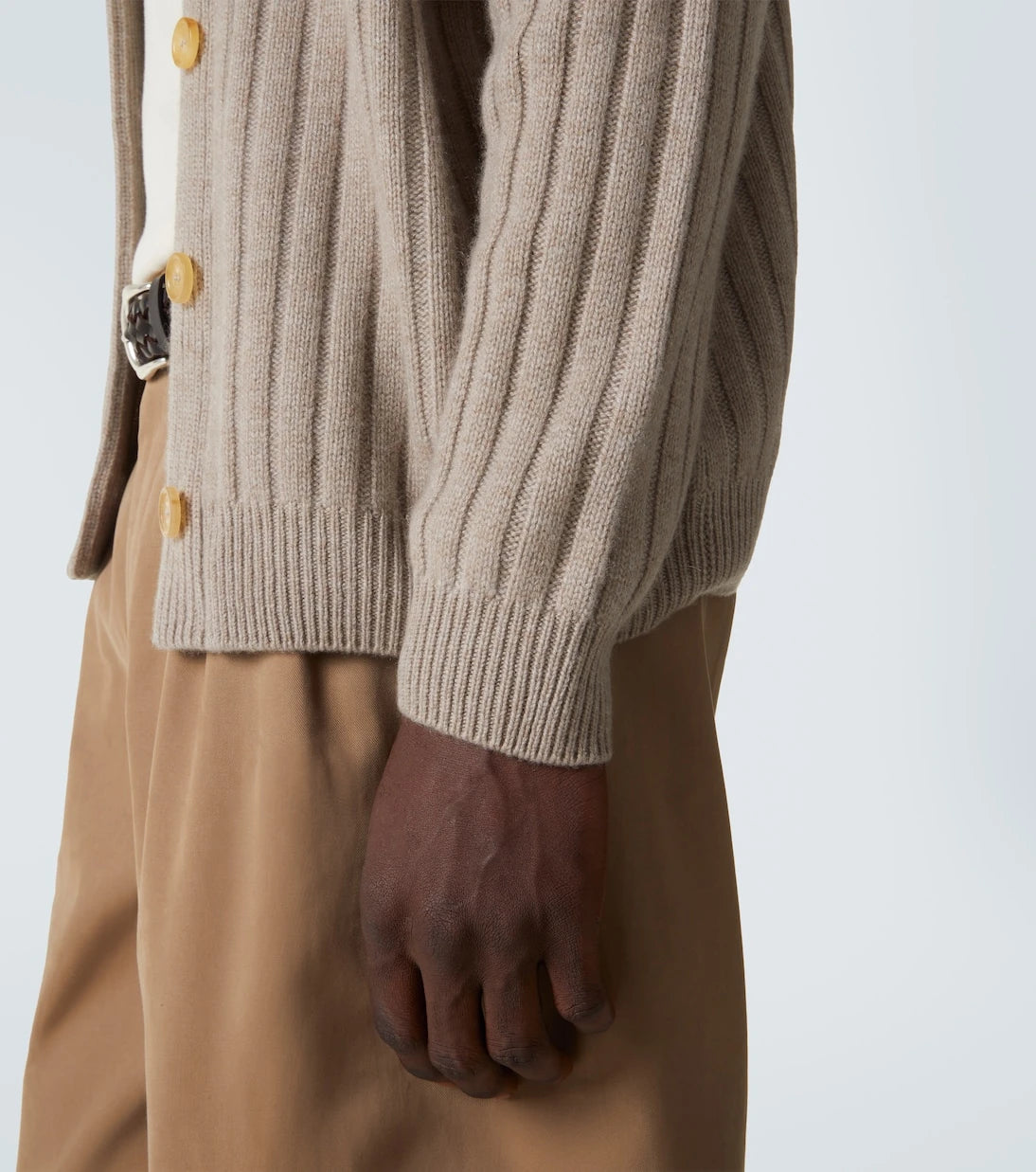 Arch4 - Mr Denver ribbed-knit cashmere cardigan