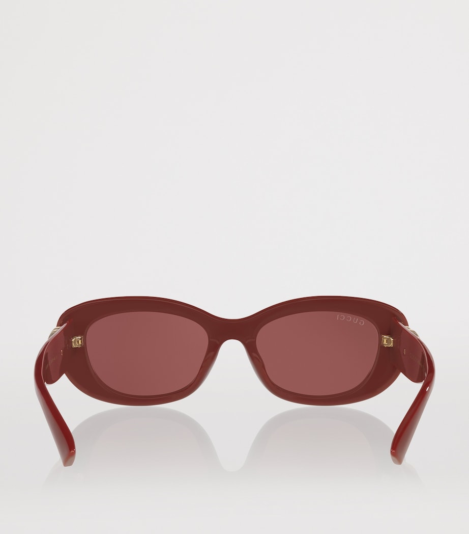 Gucci Red Injected 0GC002381 Sunglasses