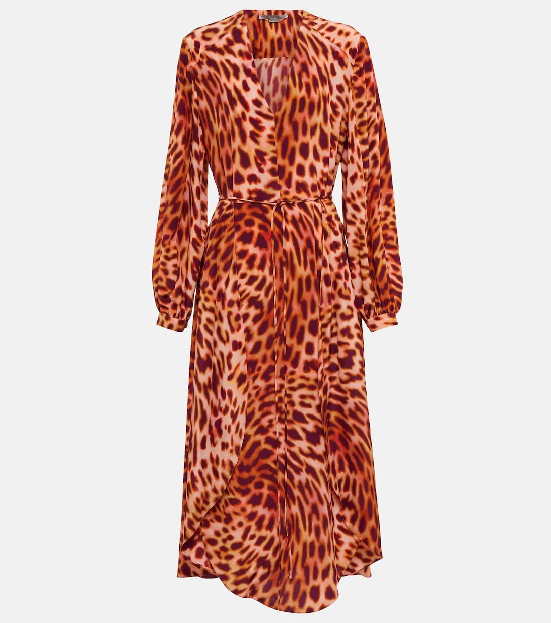 Stella McCartney - Cheetah-print silk maxi dress