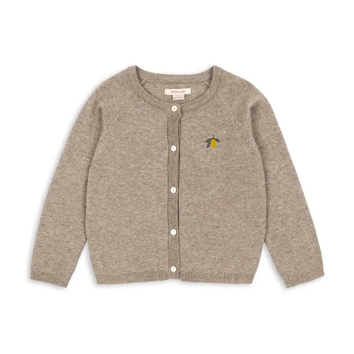 Konges Sløjd MATTOU KNIT CARDIGAN çocuk yünlü hırka