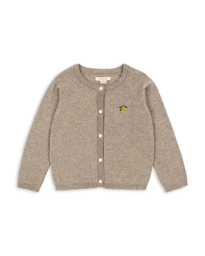 Konges Sløjd MATTOU KNIT CARDIGAN çocuk yünlü hırka