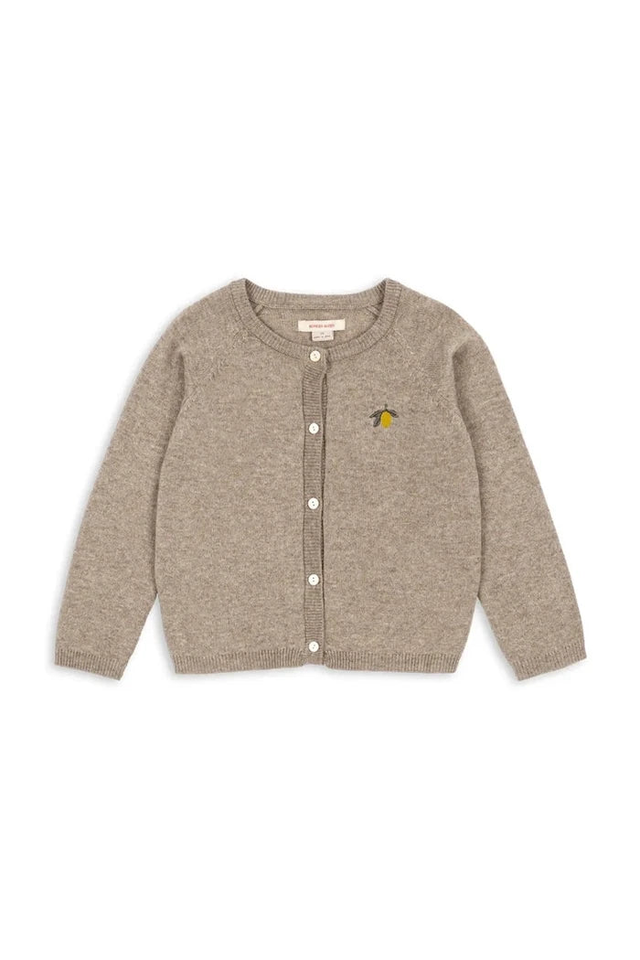 Konges Sløjd MATTOU KNIT CARDIGAN çocuk yünlü hırka