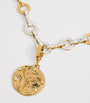 Yellow Gold and Diamond Phoenix Coin Charm