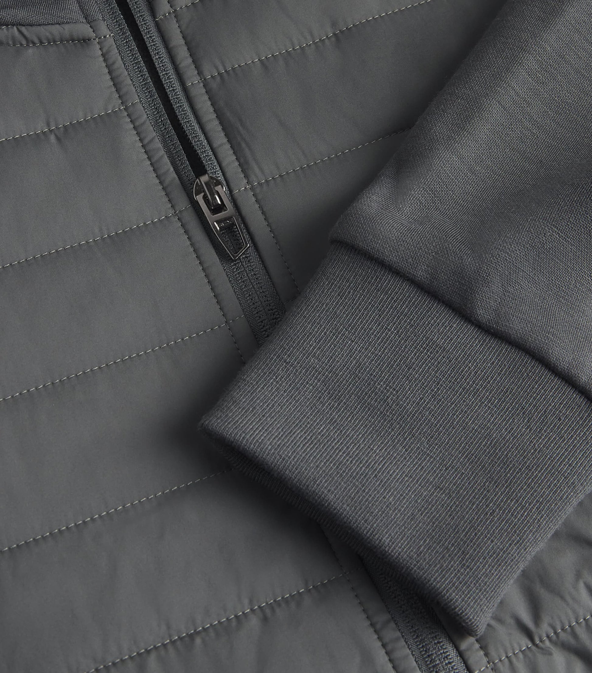 RLX Ralph Lauren Grey Hybrid High-Neck Jacket