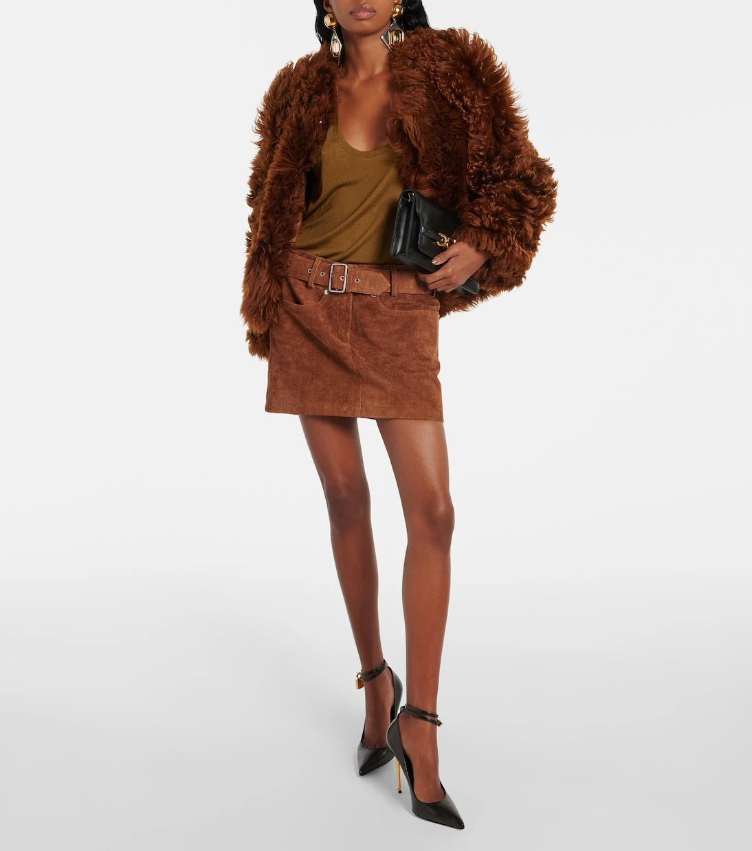 Tom Ford - Ribbed-knit crêpe jersey tank top