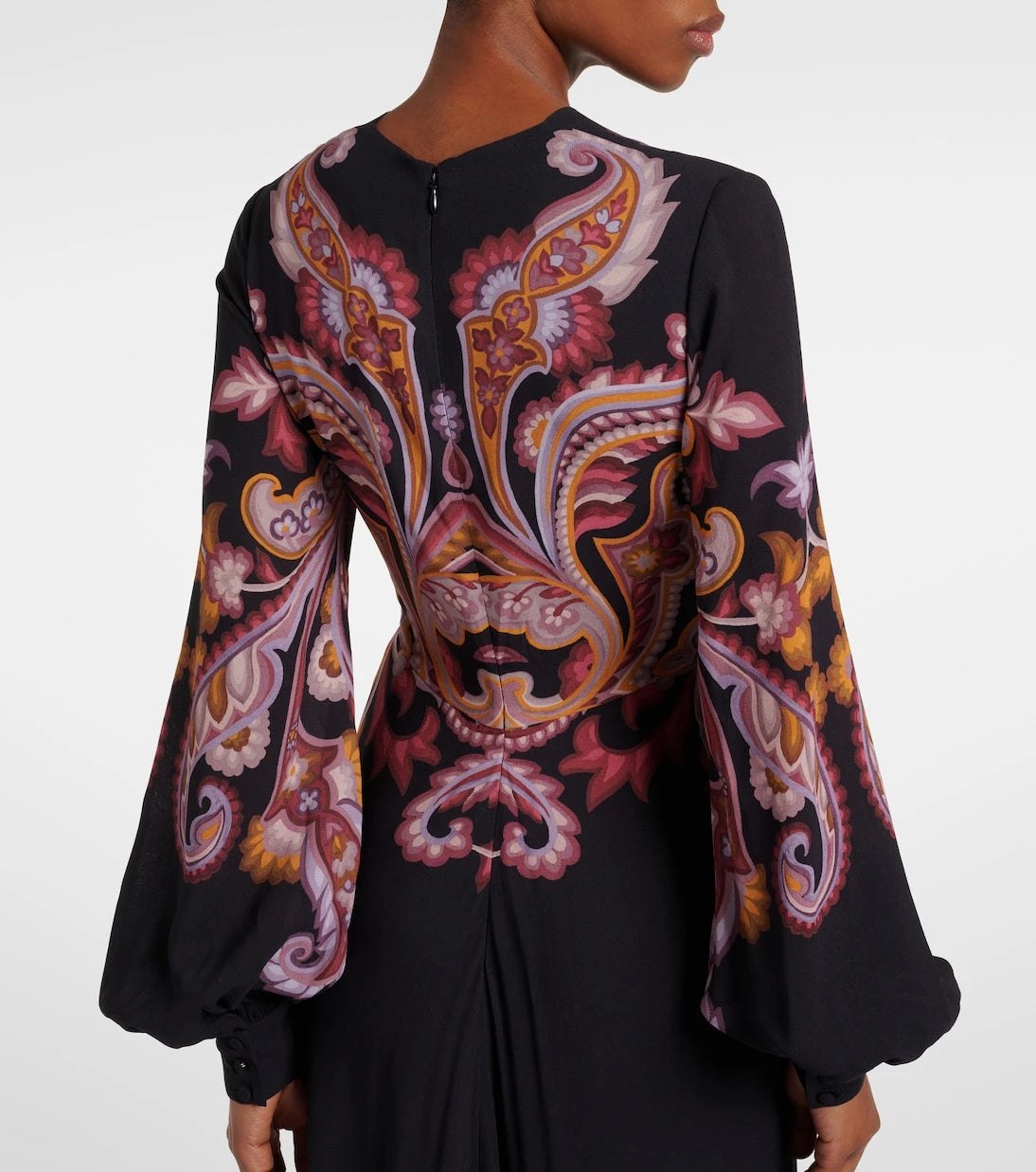 Etro - فستان ماكسي بيزلي صابليه