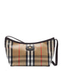 Beige Mini Check Shoulder Bag