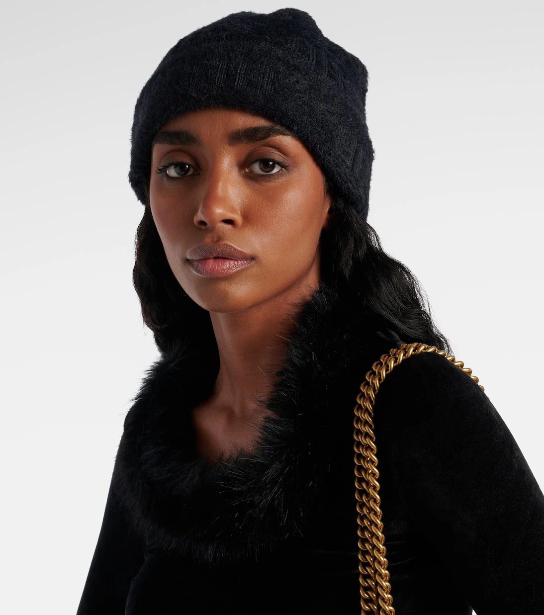 Balenciaga - BB wool-blend beanie