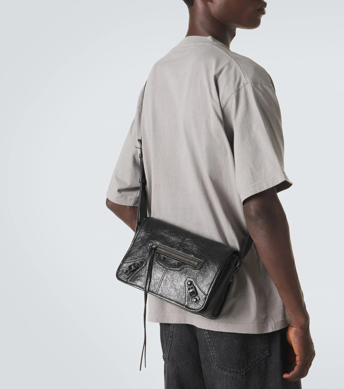 Balenciaga - Le City leather shoulder bag