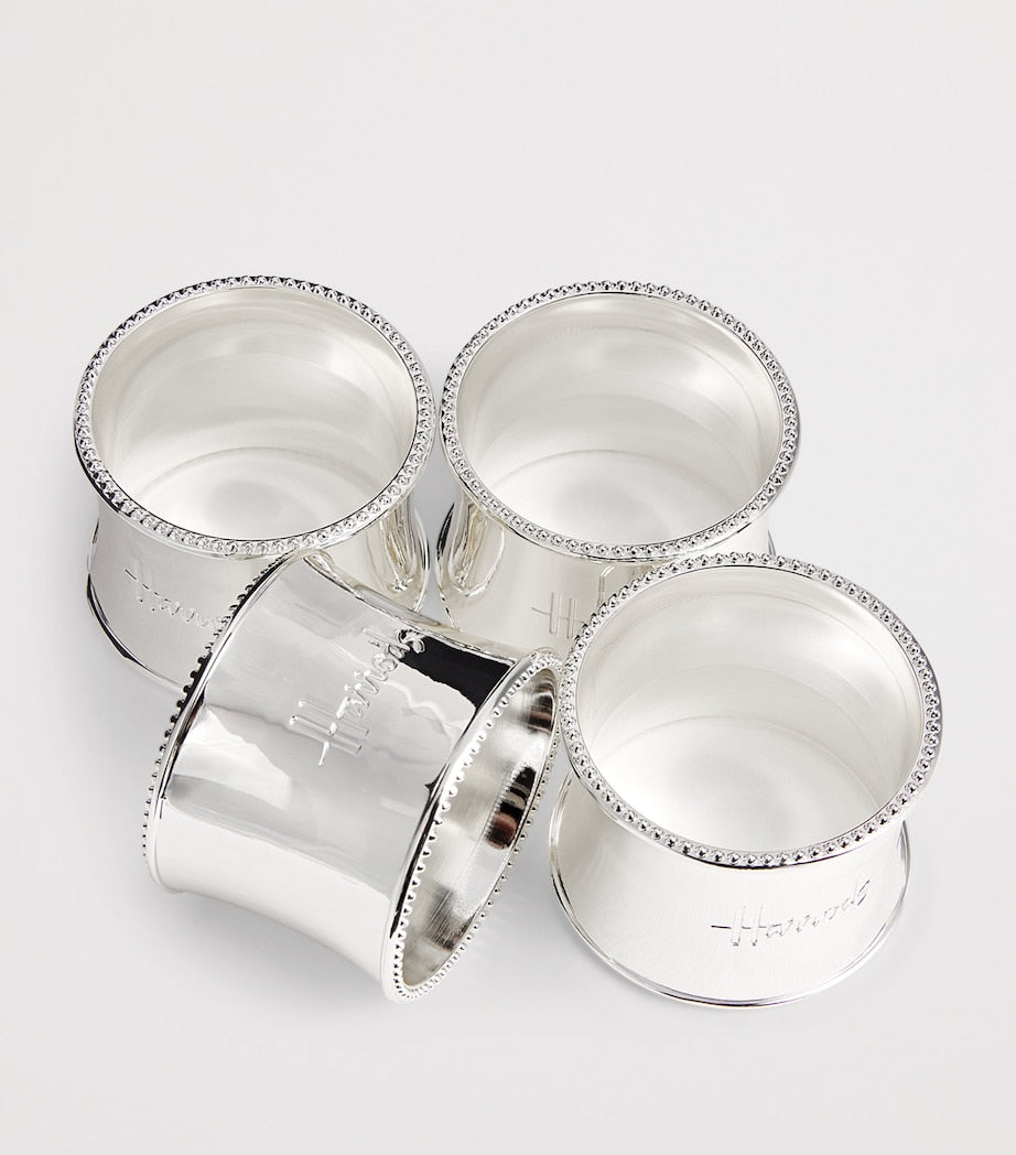 Stainless Steel Napkin Rings (Set of 4)
