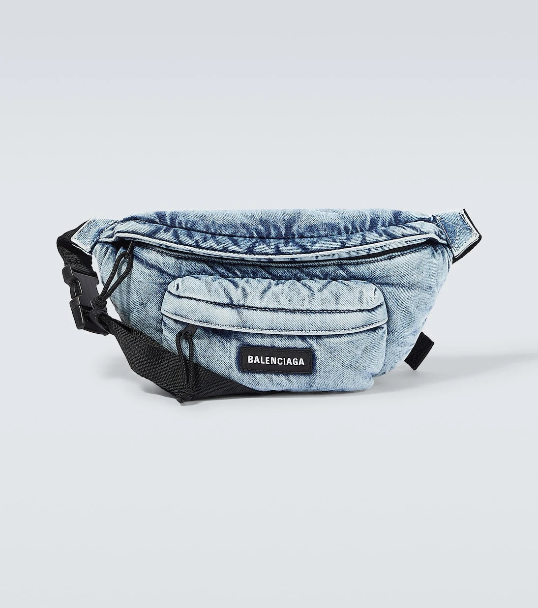Balenciaga - حقيبة خصر Explorer من الدنيم