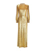 Jenny Packham Gold Sequin Embellished Opium Gown