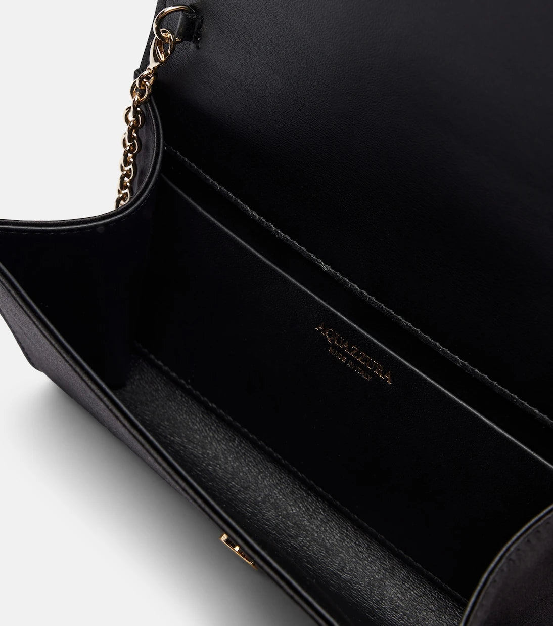 Aquazzura - Bow Tie Mini satin clutch