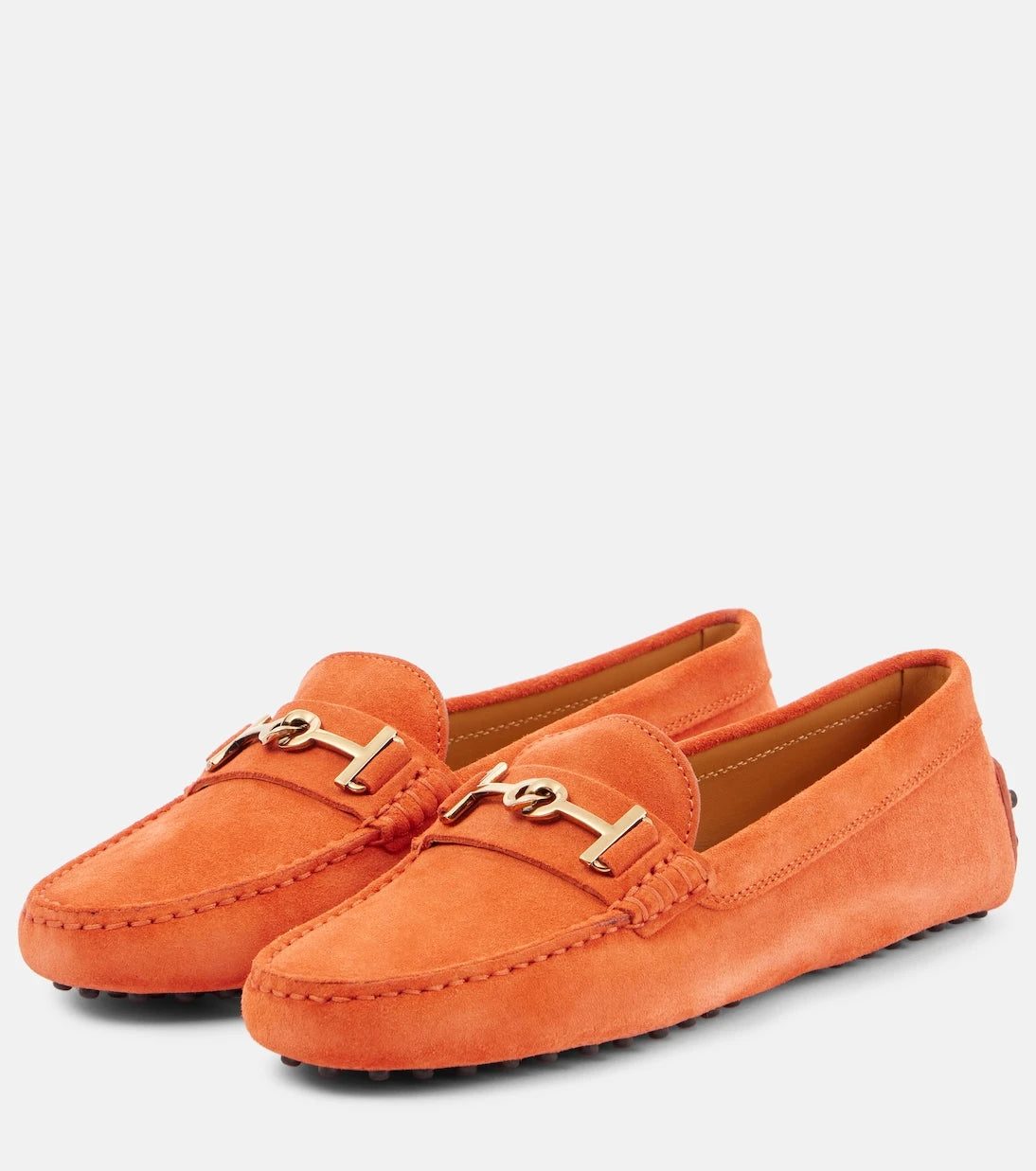 Tod's - T-Ring suede loafers