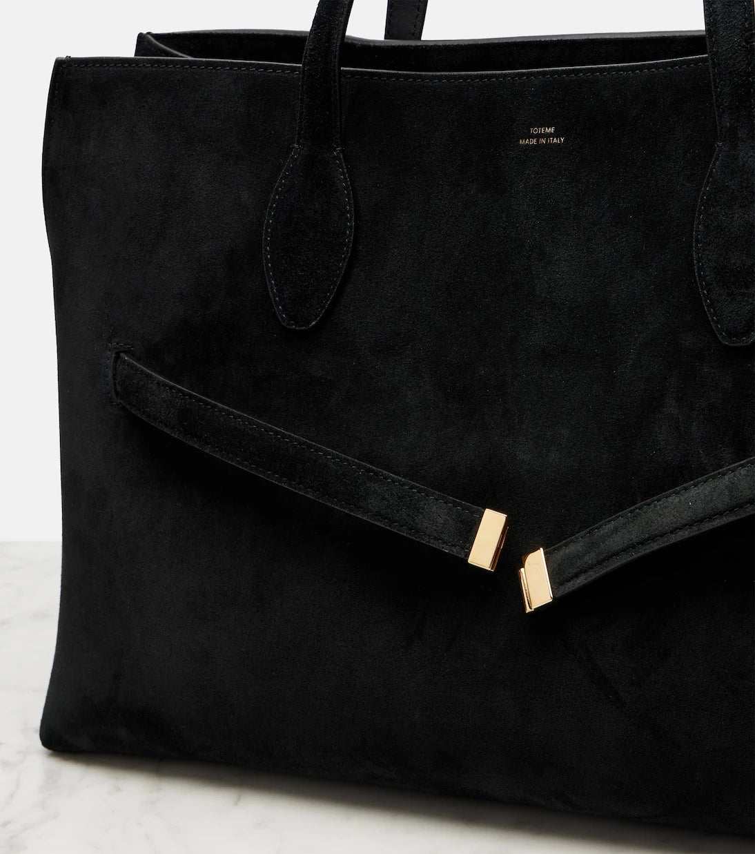 Toteme - Large suede tote bag