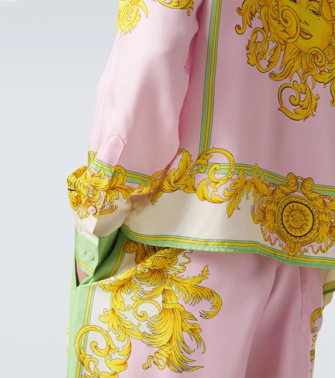 Versace - Printed silk shirt