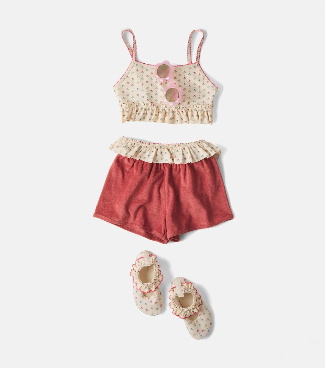 Konges Sløjd - Gina floral ruffled bikini