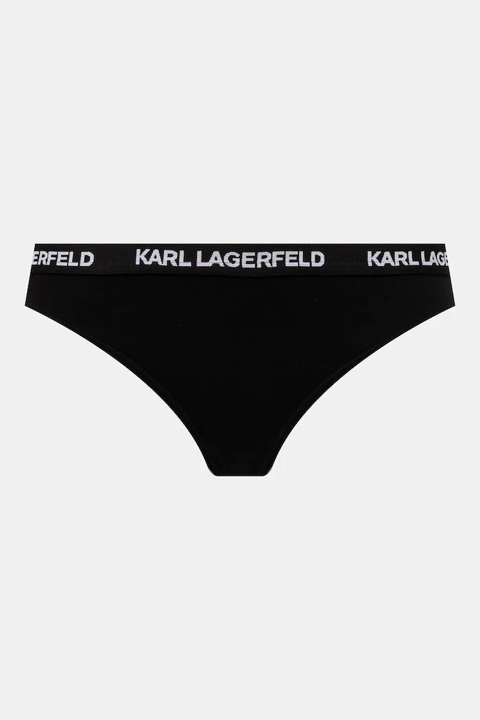 Karl Lagerfeld kadın pamuklu tanga 3'lü set