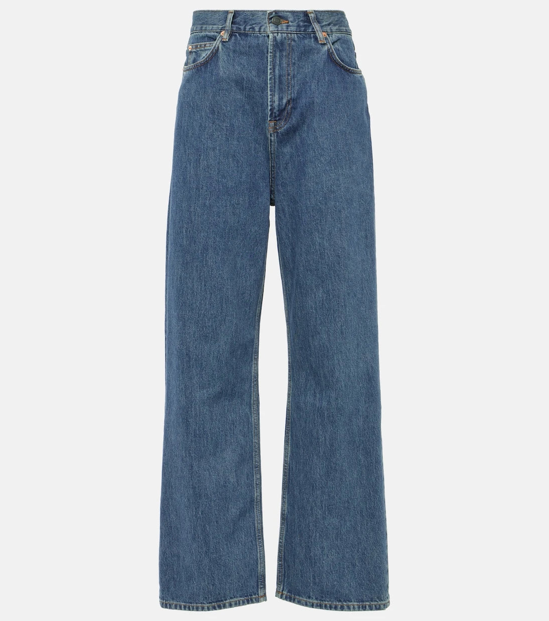 Wardrobe.NYC - Yüksek belli düz kesim kot pantolon