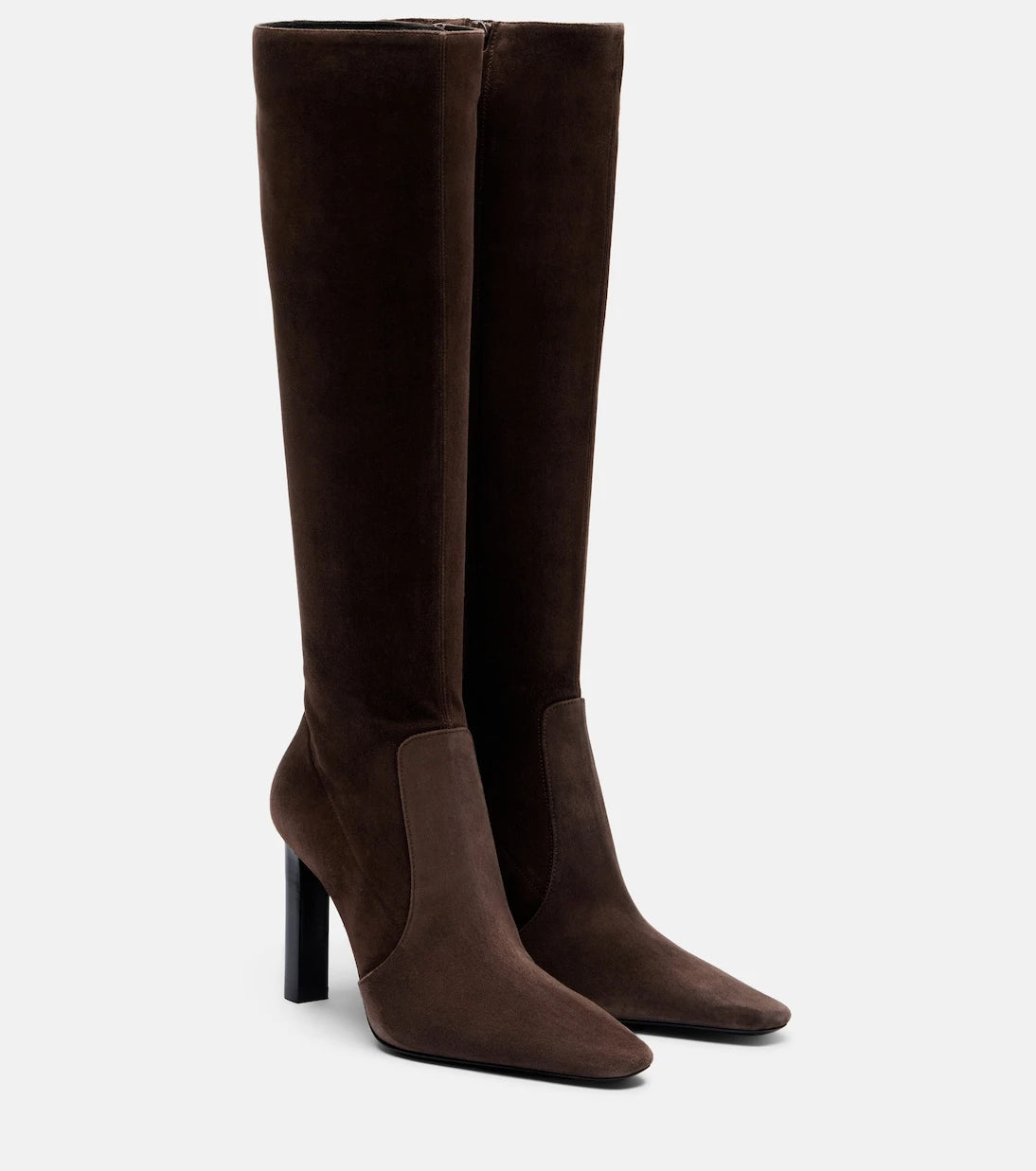 Saint Laurent - Francoise suede knee-high boots