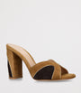 Gianvito Rossi Beige Suede Heeled Mules 95