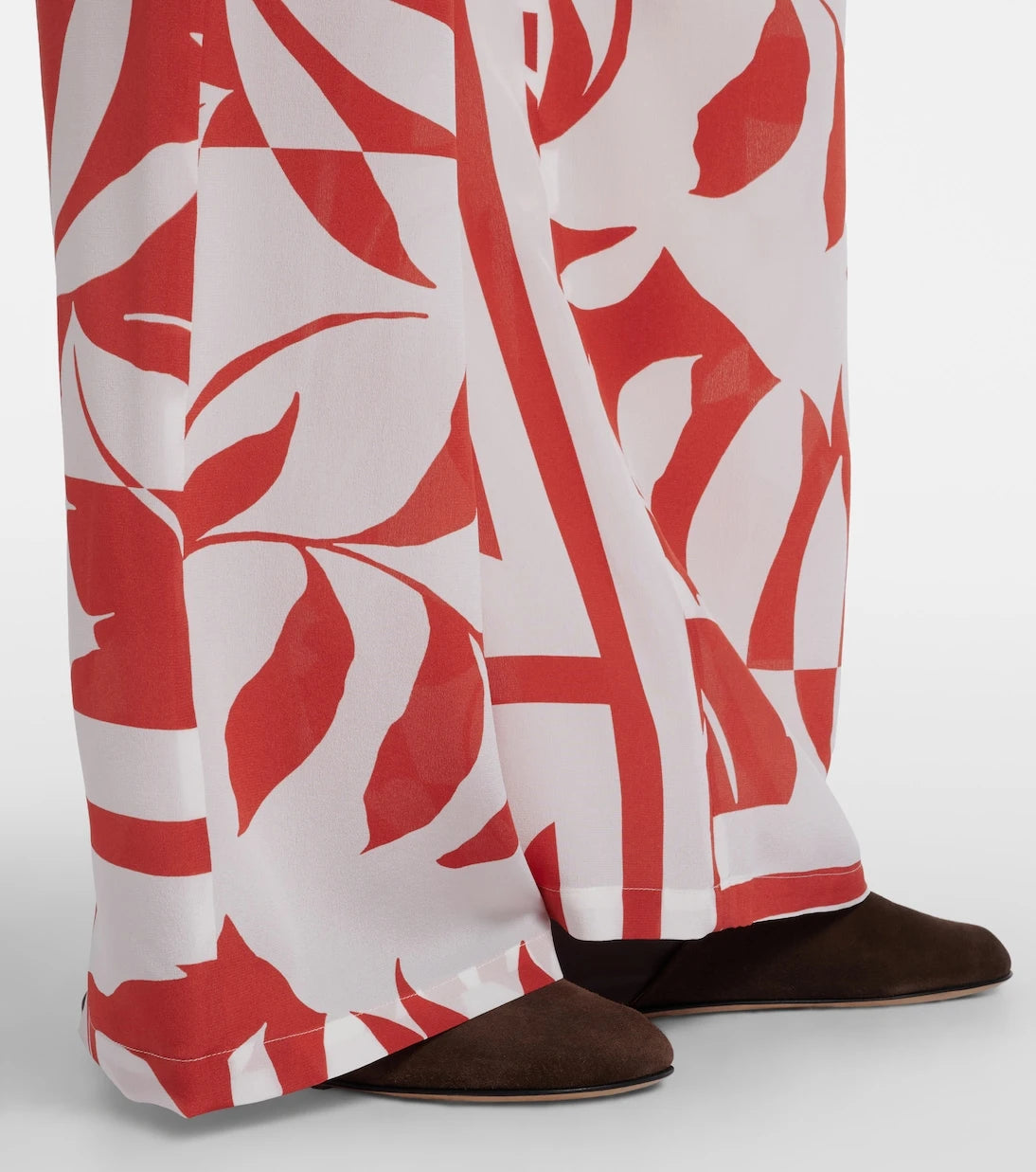 Max Mara - Voto printed silk wide-leg pants