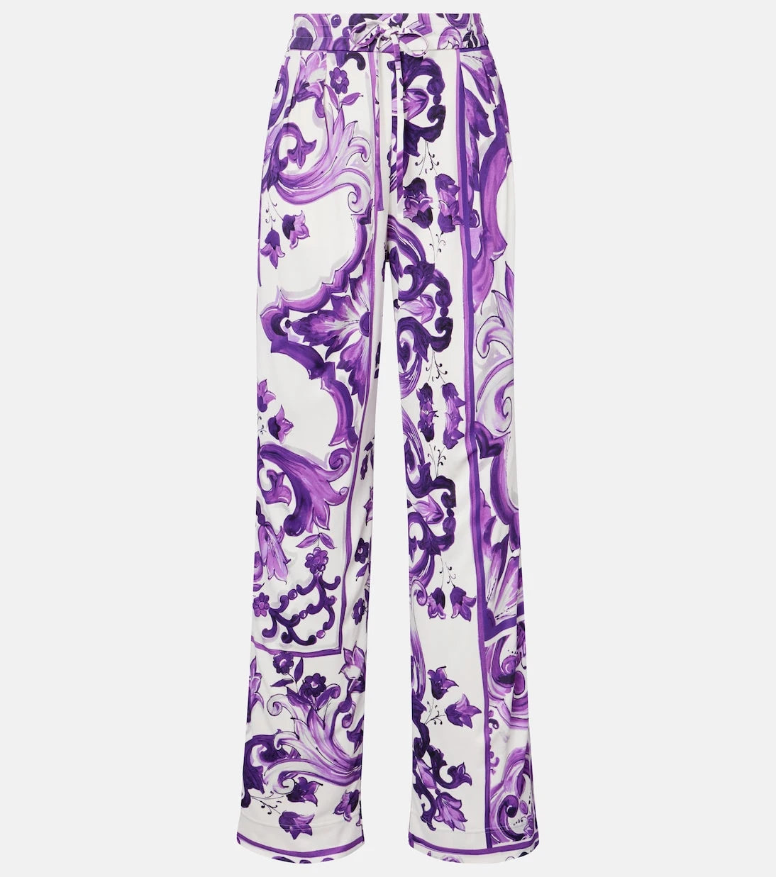 Dolce&Gabbana - Majolica wide-leg pants