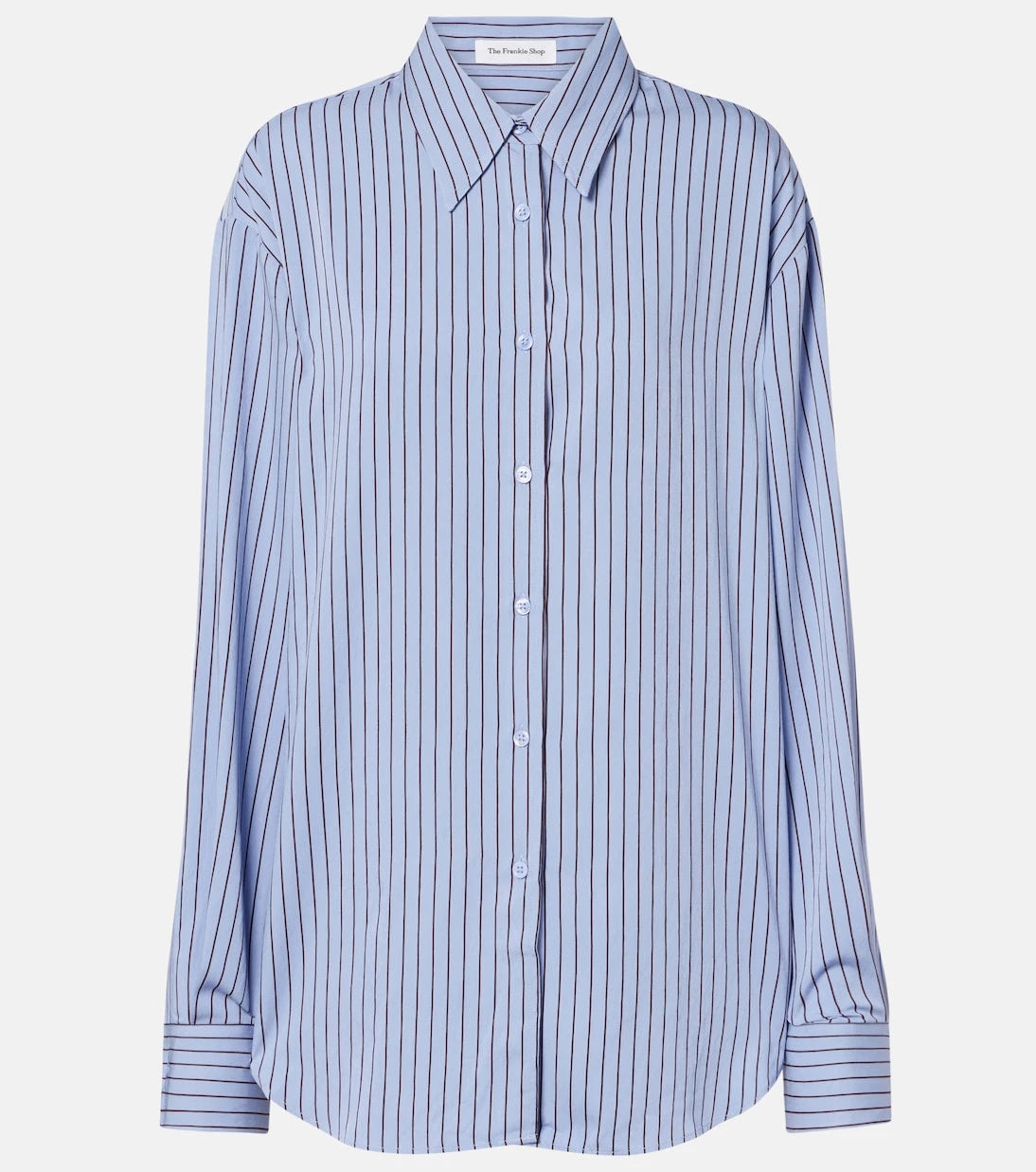 The Frankie Shop - Peri striped satin shirt