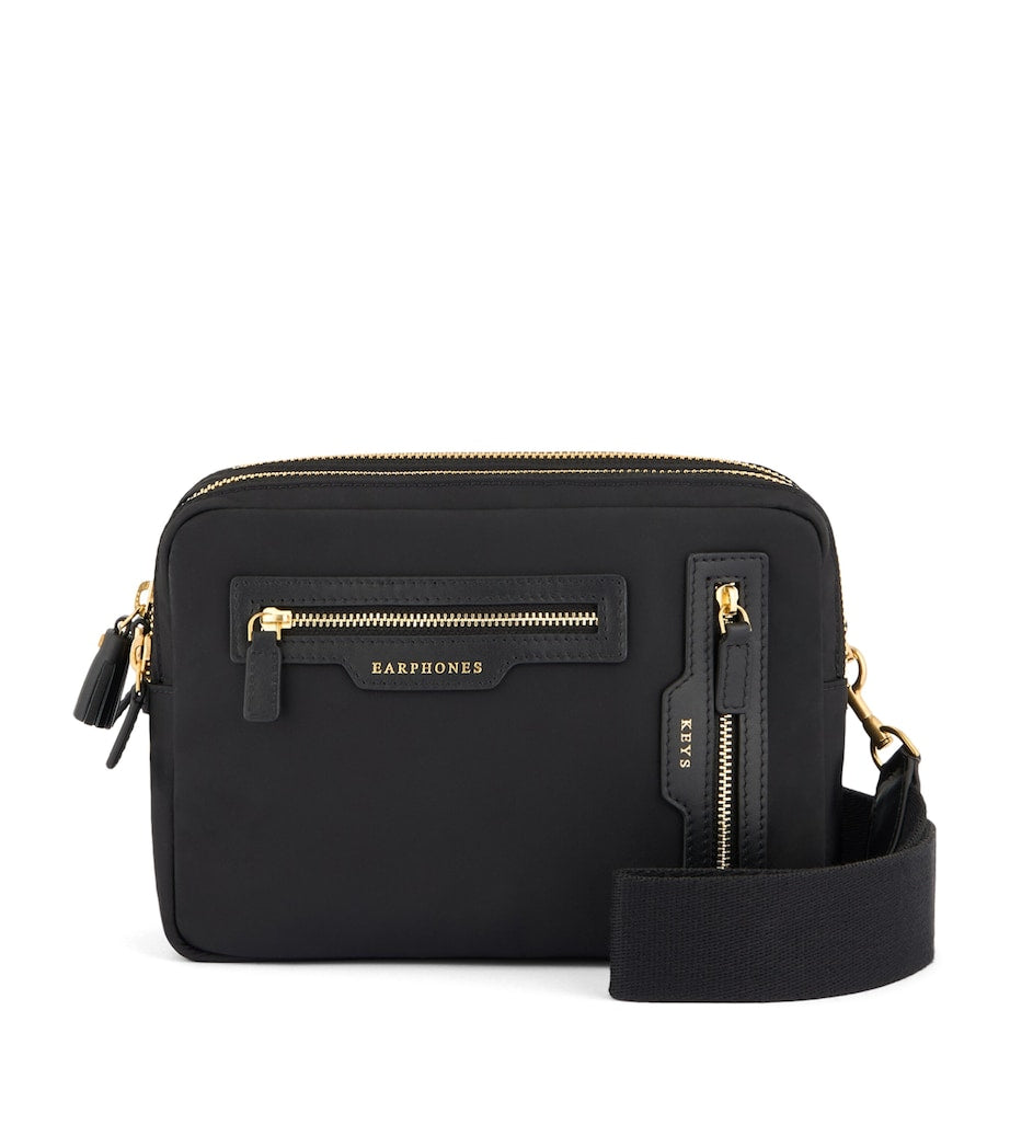 Triple Zip Cross-Body Bag