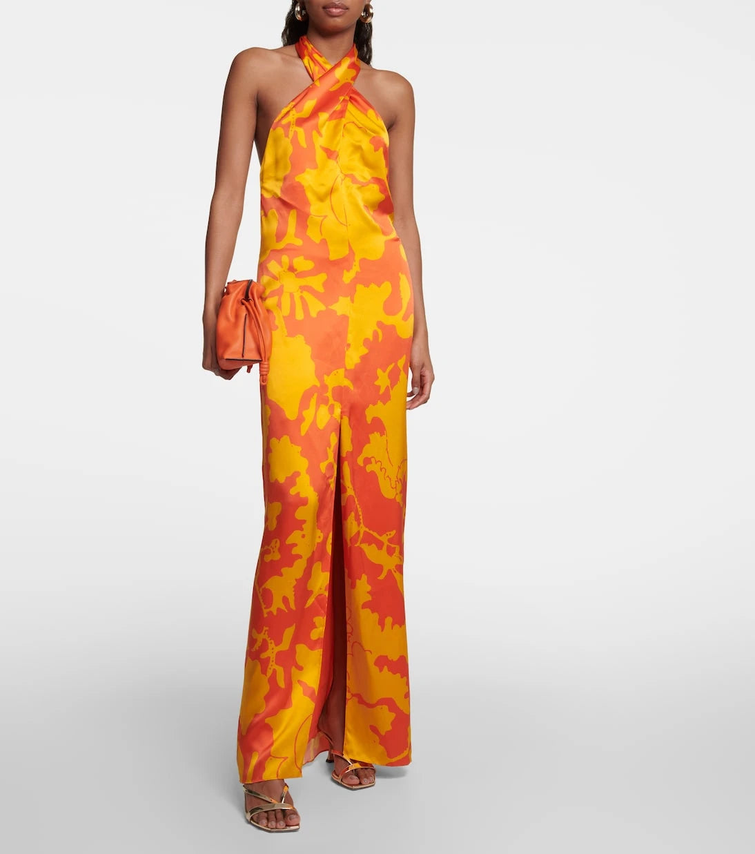 SIR - Printed silk maxi dress