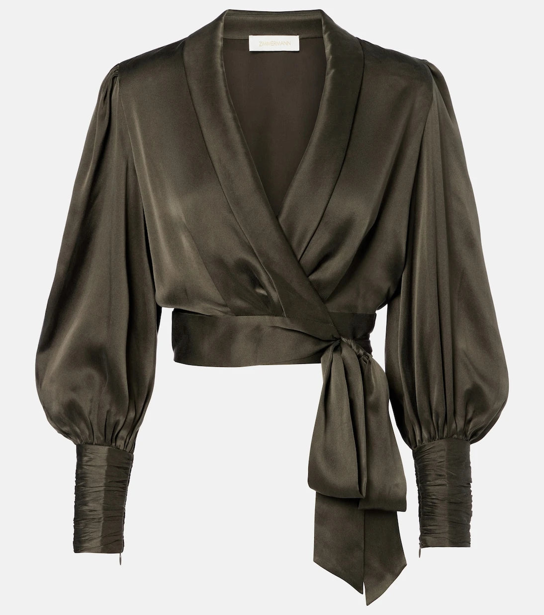 Zimmermann - Silk wrap top