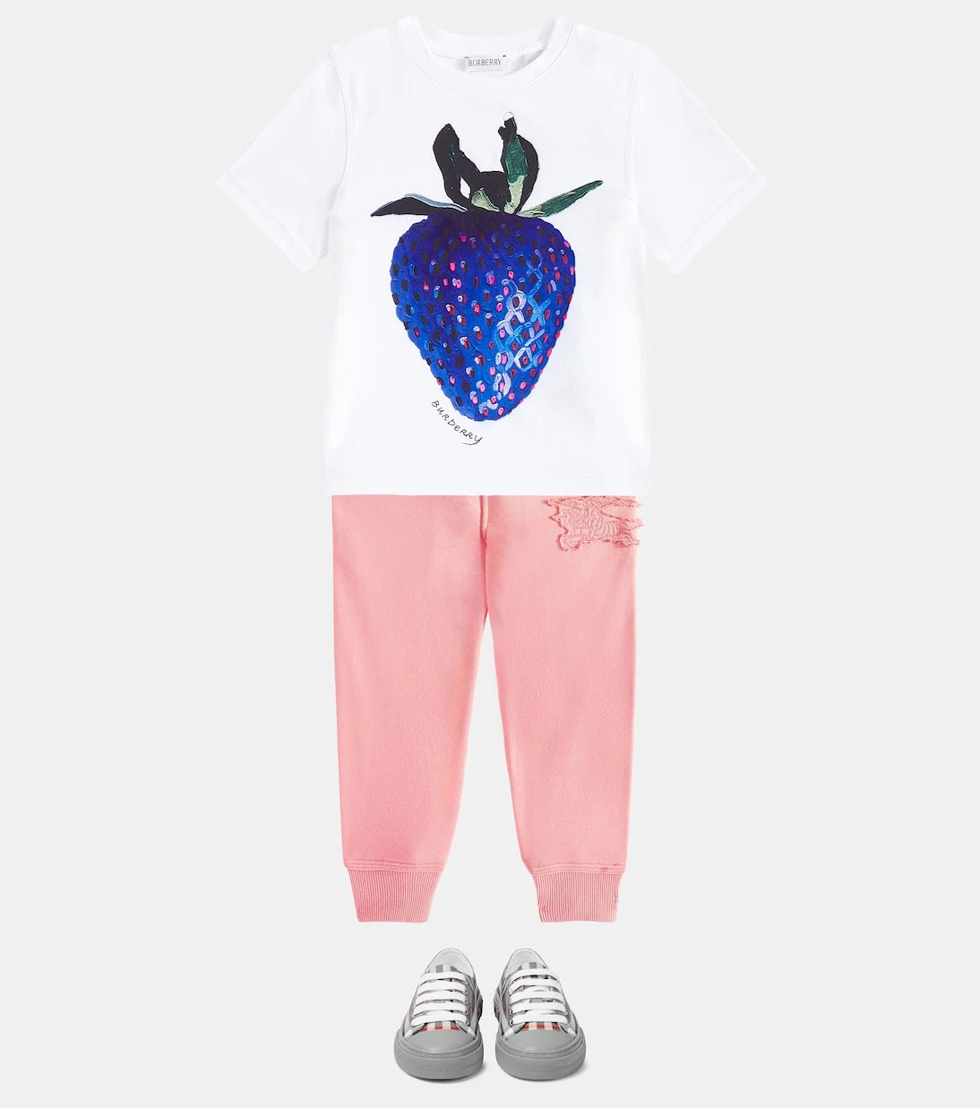 Burberry Kids - Cedar Strawberry cotton T-shirt