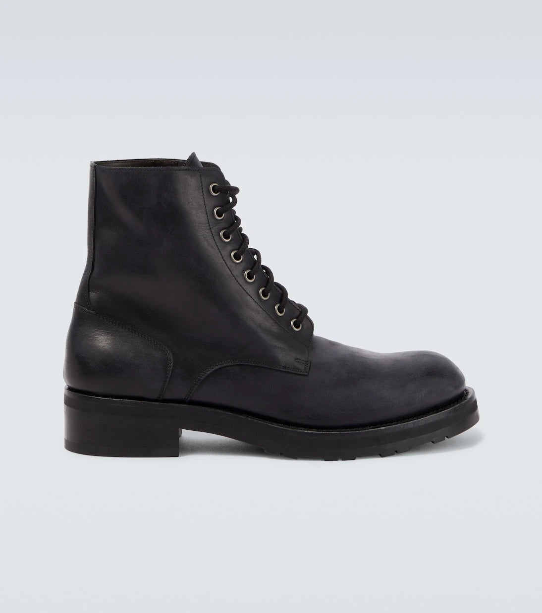 The Row - Leather combat boots