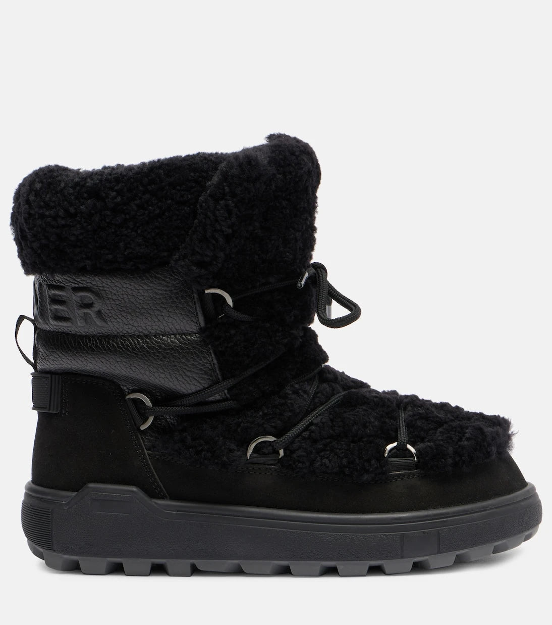 Bogner - Chamonix shearling-trimmed suede snow boots