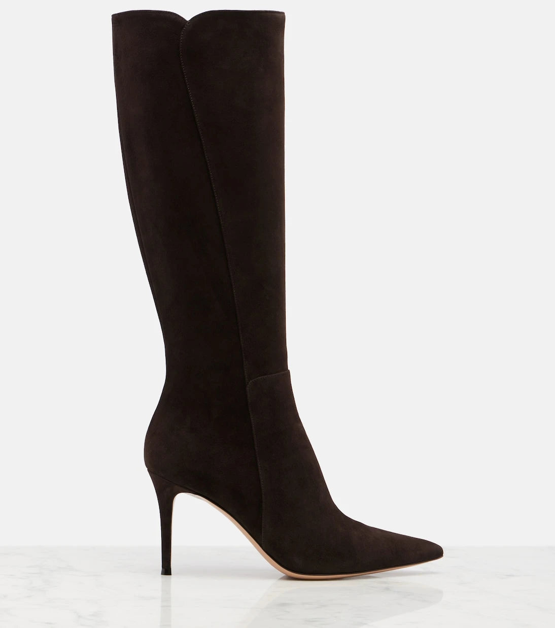 Gianvito Rossi - Suede knee-high boots