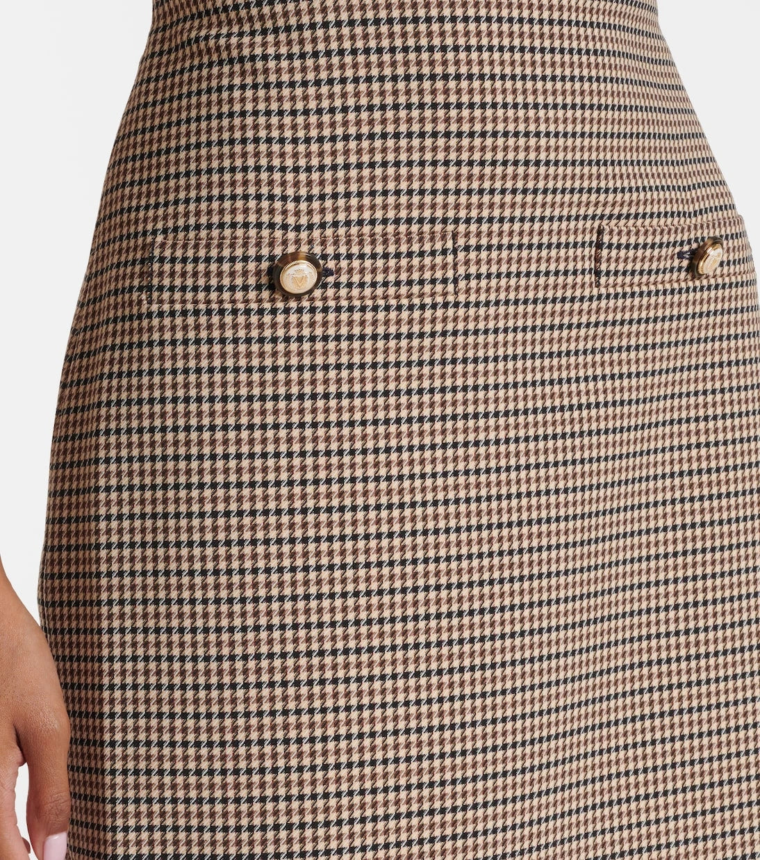 Veronica Beard - Houndstooth minidress