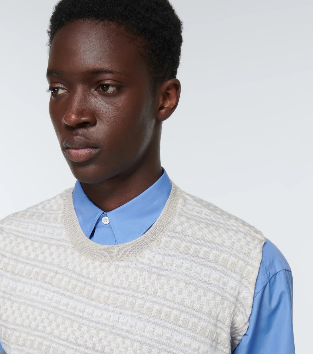 Comme des Garçons Shirt - Intarsia-knit wool sweater vest