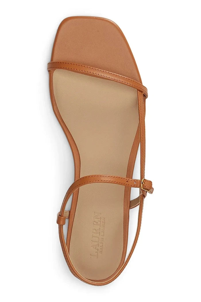 Lauren Ralph Lauren kadın deri sandalet Lainee