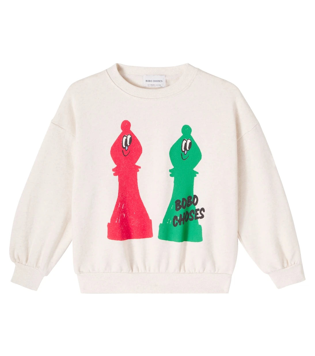 Bobo Choses - Checkmate cotton sweatshirt