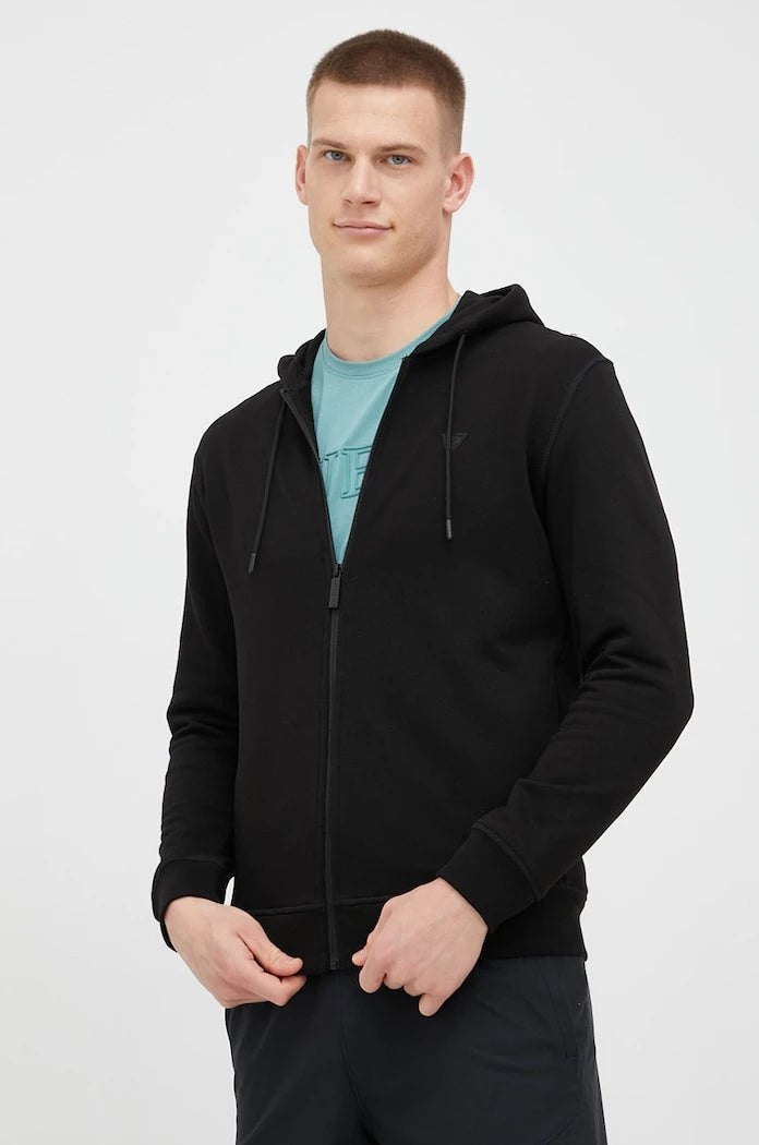 Guess erkek pamuklu kapüşonlu sweatshirt ALDWIN