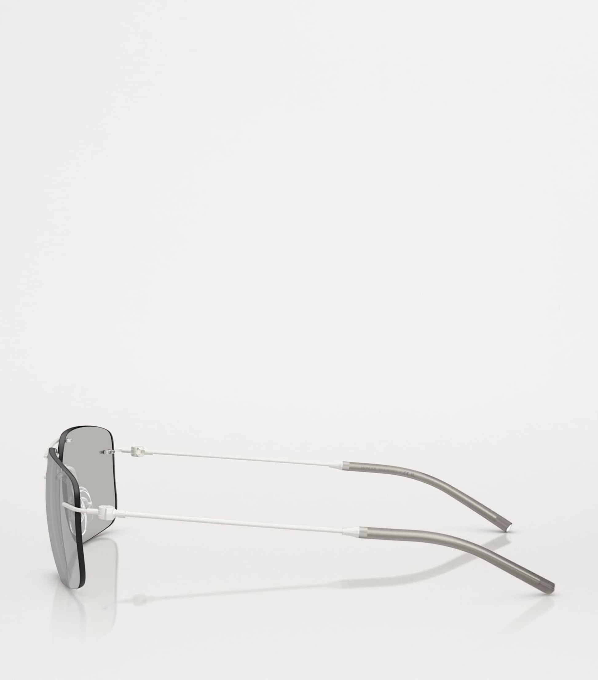 Moncler Silver Steel Doppler ME4003 Sunglasses